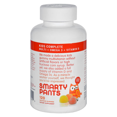 Smartypants Children's All-in-one Multivitamin Plus Omega 3 Plus Vitamin D Gummies - 120 Ct - Orca Market