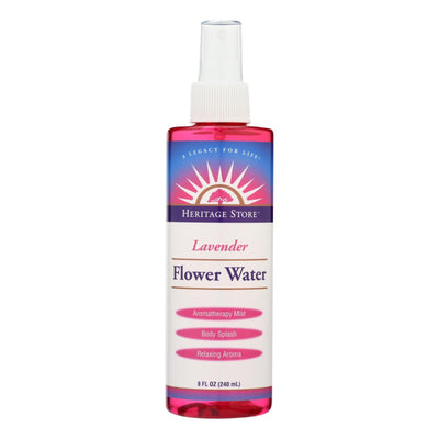 Heritage Products Flower Water Lavender - 8 Fl Oz - Orca Market