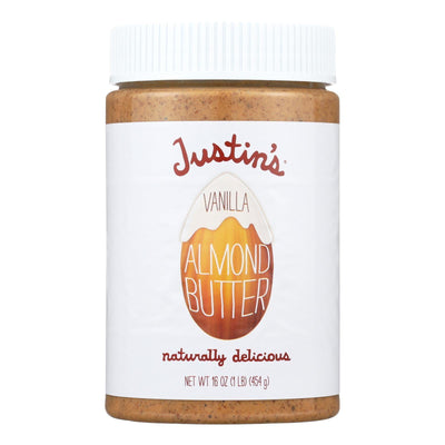 Justin's Nut Butter Almond Butter - Vanilla - Case Of 6 - 16 Oz. - Orca Market