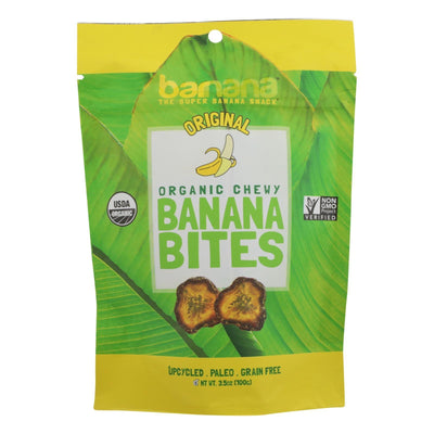 Barnana Banana Bites - Organic - Original - 3.5 Oz - Case Of 12 - Orca Market