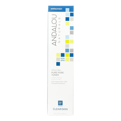 Andalou Naturals Clarifying Aloe Plus Willow Bark Pore Minimizer - 6 Fl Oz - Orca Market