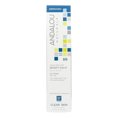 Andalou Naturals Clarifying Oil Control Beauty Balm Un-tinted With Spf30 - 2 Fl Oz - Orca Market