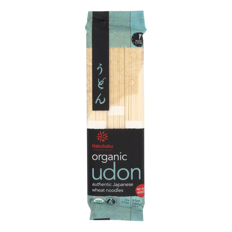 Hakubaku Organic Udon - Case Of 8 - 9.52 Oz. - Orca Market