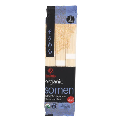 Hakubaku 100% Organic Noodles - Somen - Case Of 8 - 9.52 Oz - Orca Market