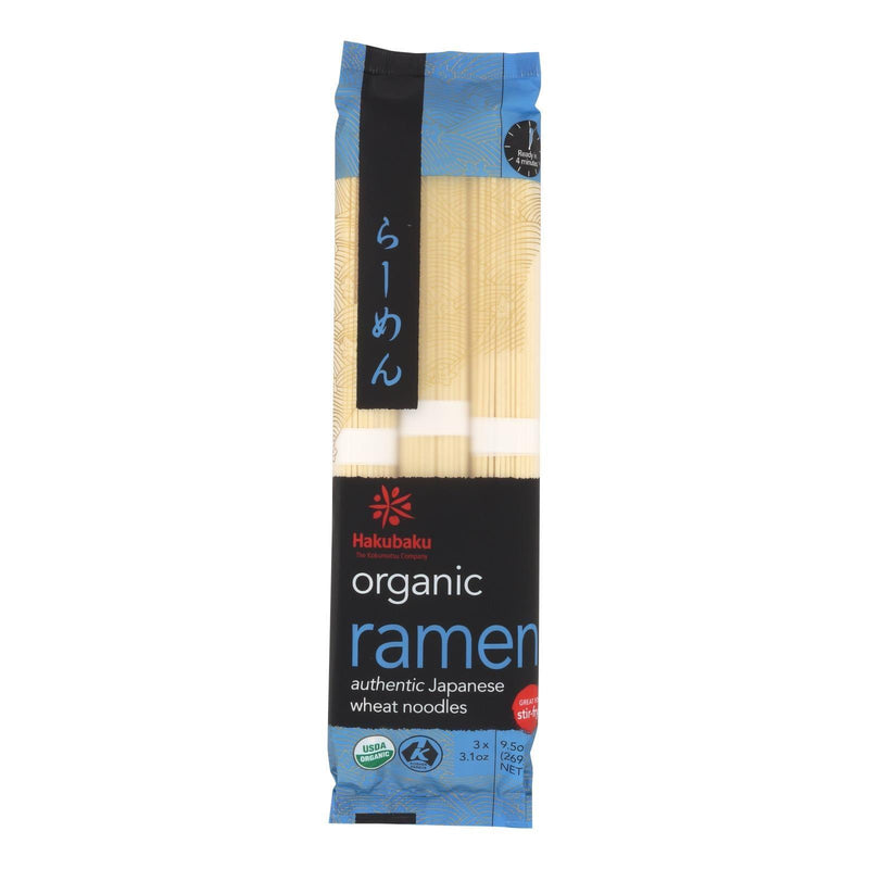 Hakubaku Organic Noodles - Ramen - Case Of 8 - 9.52 Oz - Orca Market