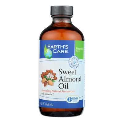 Earth's Care 100% Pure Sweet Almond Oil - 8 Fl Oz - Orca Market