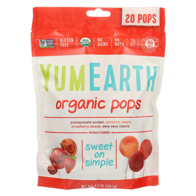 Yumearth Organics Organic - Lollipops - Case Of 12 - 4.2 Oz. - Orca Market