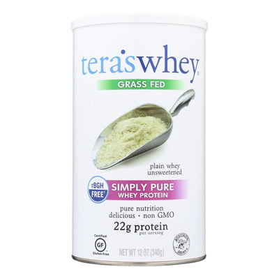 Tera's Whey Protein - Rbgh Free - Plain - Unsweetened - 12 Oz - Orca Market