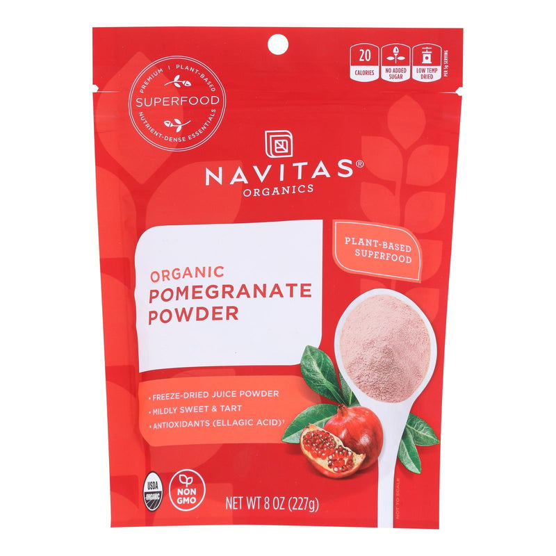 Navitas Naturals Pomegranate Powder - Organic - Freeze-dried - 8 Oz - Case Of 6 - Orca Market