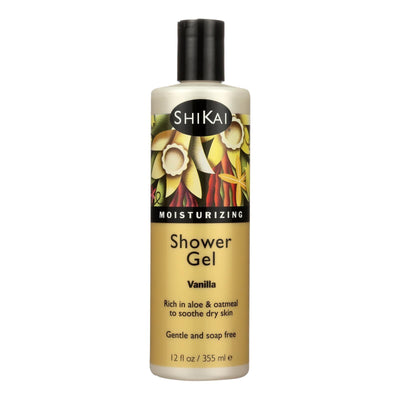 Shikai Products Shower Gel - Vanilla - 12 Oz - Orca Market