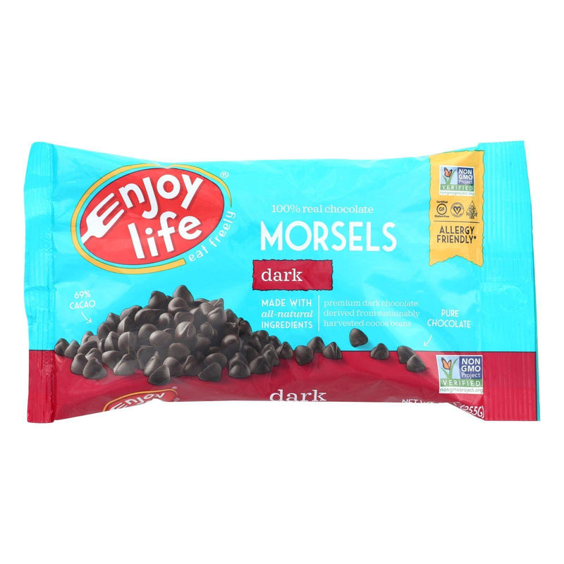 Enjoy Life - Baking Chocolate - Morsels - Dark Chocolate - 9 Oz - Case Of 12 - Orca Market