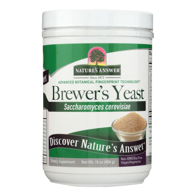 Nature's Answer - Brewers Yeast - Gluten Free - 16 Oz - Orca Market