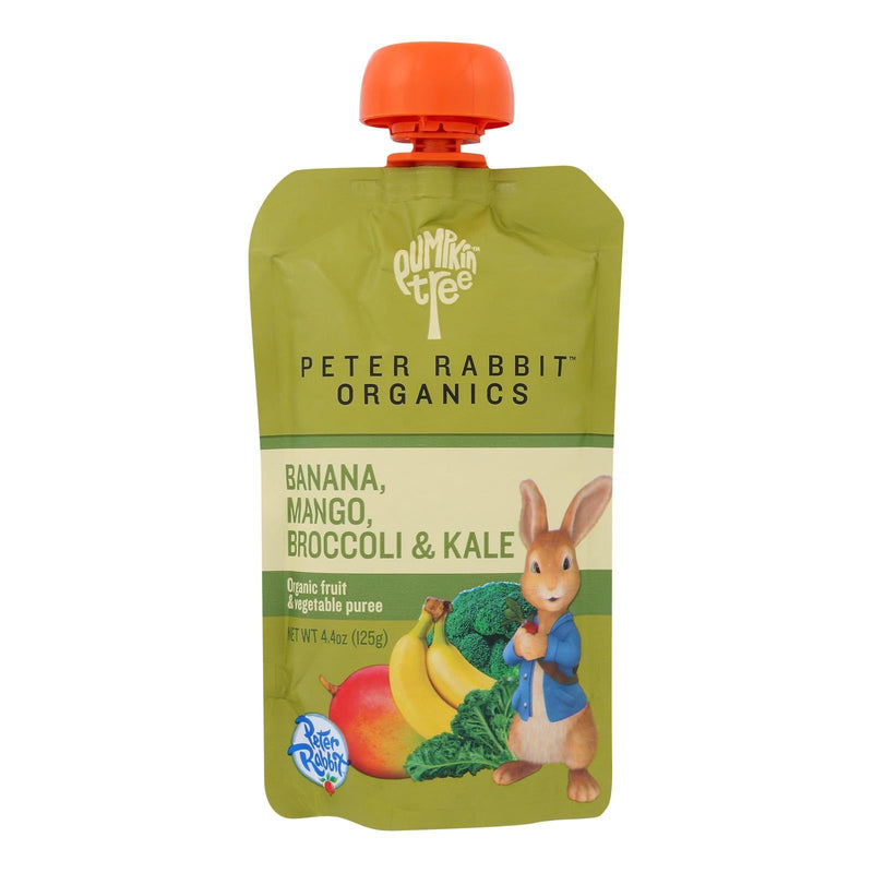 Peter Rabbit Organics Veggie Snacks - Kale Broccoli And Mango With Banana - Case Of 10 - 4.4 Oz. - Orca Market