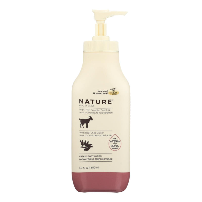 Nature By Canus Lotion - Goats Milk - Nature - Shea Butter - 11.8 Oz - Orca Market