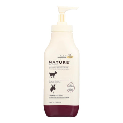 Nature By Canus Lotion - Goats Milk - Nature - Original Formula - 11.8 Oz - Orca Market