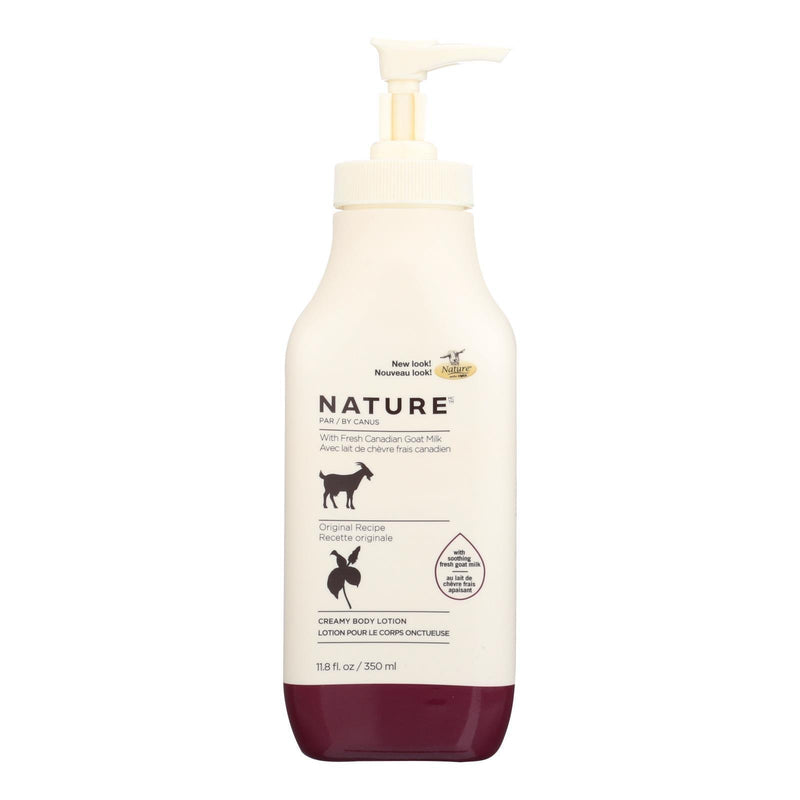 Nature By Canus Lotion - Goats Milk - Nature - Original Formula - 11.8 Oz - Orca Market