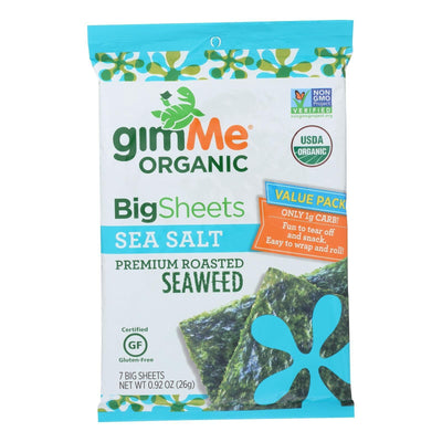 Gimme Organic Wrap N' Roll - Sea Salt - Case Of 10 - 0.92 Oz. - Orca Market