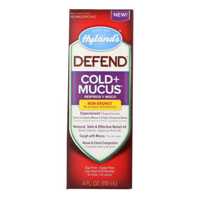 Hylands Homepathic Cold And Mucus - Defend - 4 Fl Oz - Orca Market