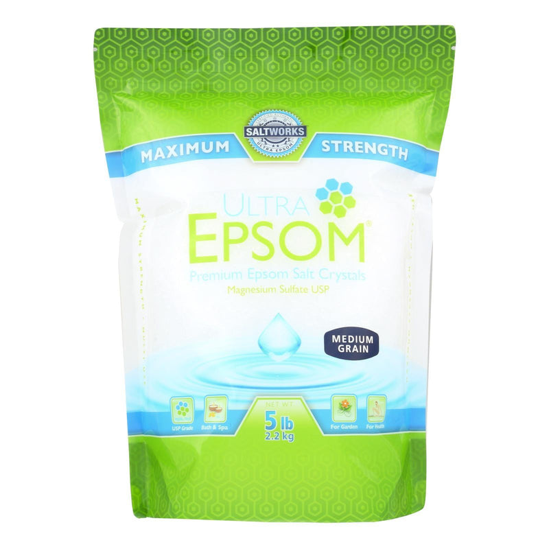 Ultra Epsom Salt - Medium Grain - 5 Lb - Orca Market