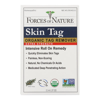 Forces Of Nature - Skin Tag Control - Certified Organic - Extra Strength - 11 Ml - Orca Market