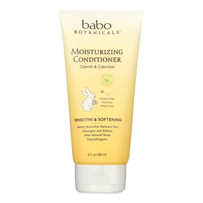 Babo Botanicals - Conditioner - Moisturizing - Oatmilk - 6 Oz - Orca Market