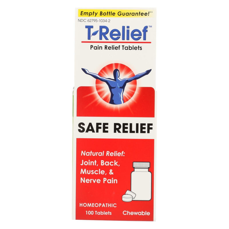 T-relief - Pain Relief Tablets - Arnica Plus 12 Natural Ingredients - 100 Tablets - Orca Market