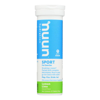 Nuun Hydration Nuun Active - Lemon And Lime - Case Of 8 - 10 Tablets - Orca Market