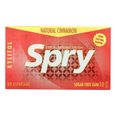 Spry Xylitol Gems - Cinnamon - Case Of 20 - 10 Count - Orca Market