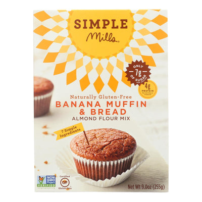 Simple Mills Almond Flour Banana Muffin And Bread Mix - Case Of 6 - 9 Oz. - Orca Market