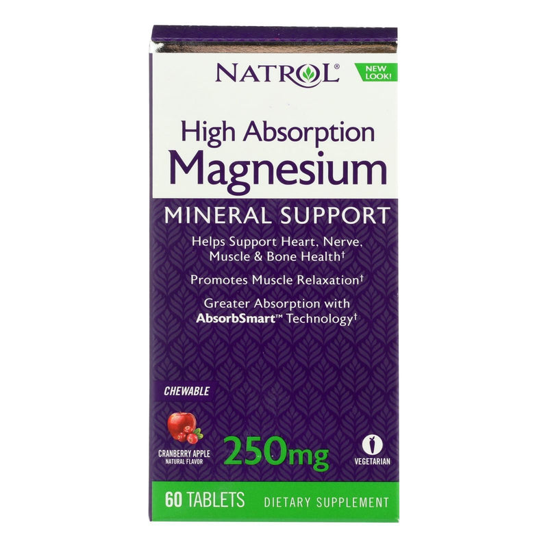 Natrol Magnesium - High Absorption - 60 Tablets - Orca Market