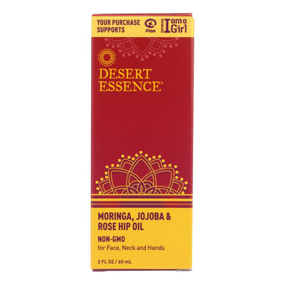 Desert Essence - Moringa Jojoba And Rose Hip Oil - 2 Oz - Orca Market