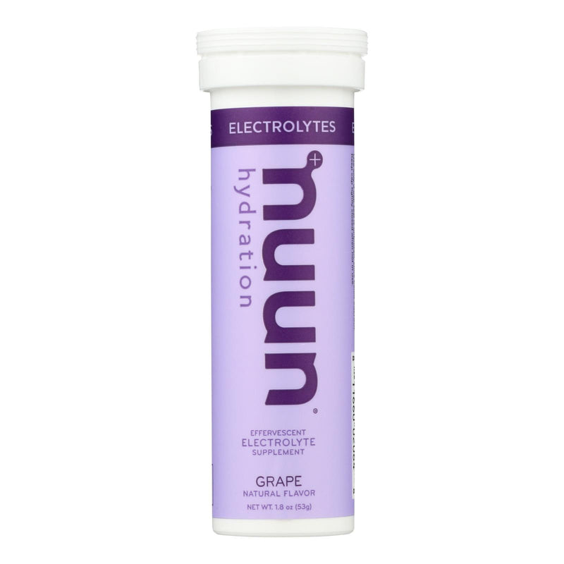 Nuun Hydration Drink Tab - Active - Grape - 10 Tablets - Case Of 8 - Orca Market