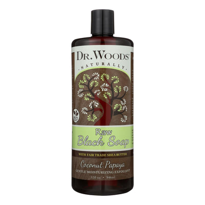 Dr. Woods Naturals Black Soap - Shea Vision - Coconut - 32 Oz - Orca Market