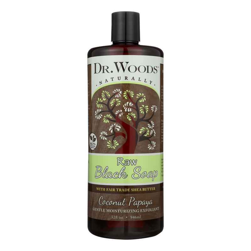 Dr. Woods Naturals Black Soap - Shea Vision - Coconut - 32 Oz - Orca Market