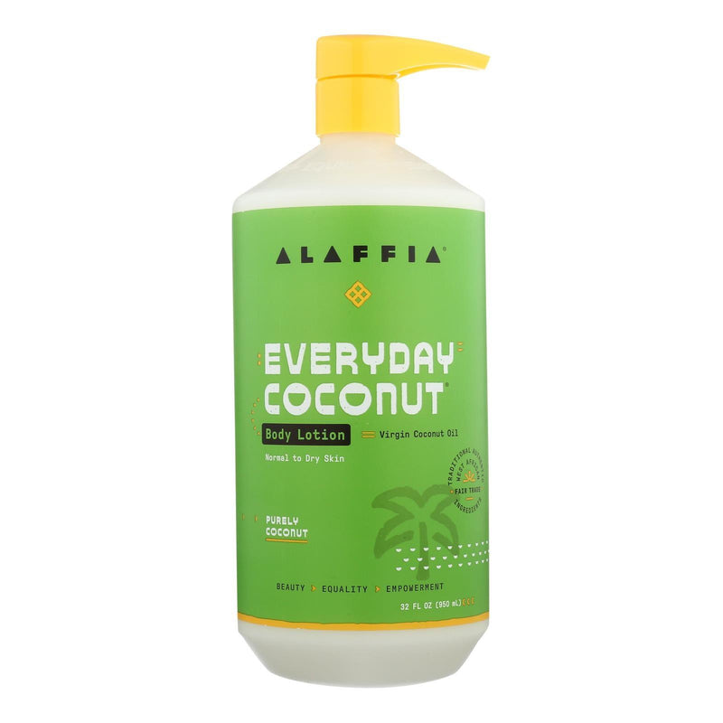 Alaffia - Everyday Lotion - Hydrating Coconut - 32 Fl Oz. - Orca Market