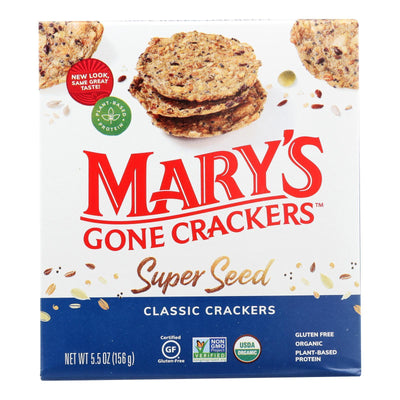 Mary's Gone Crackers Super Seed - Everything - Case Of 6 - 5.5 Oz. - Orca Market