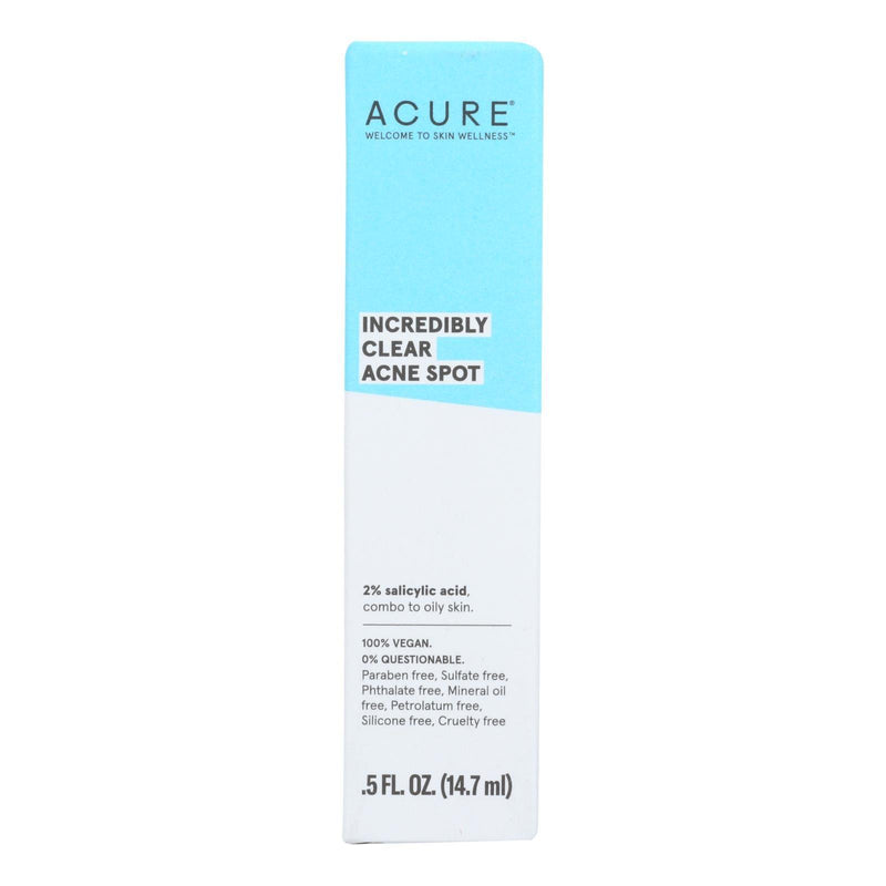 Acure - Spot Treatment - Acne - .5 Fl Oz - Orca Market