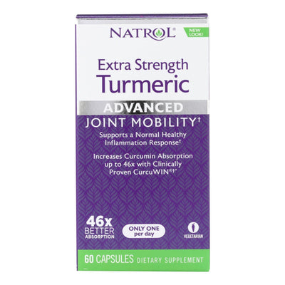 Natrol Turmeric Capsules - Extra Strength - 60 Count - Orca Market