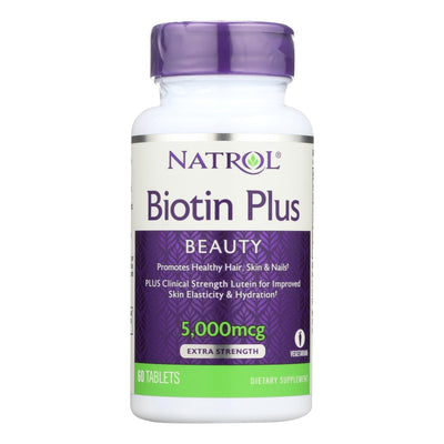 Natrol Biotin Plus With Lutein Capsules - 60 Count - Orca Market