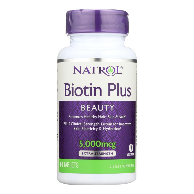 Natrol Biotin Plus With Lutein Capsules - 60 Count - Orca Market