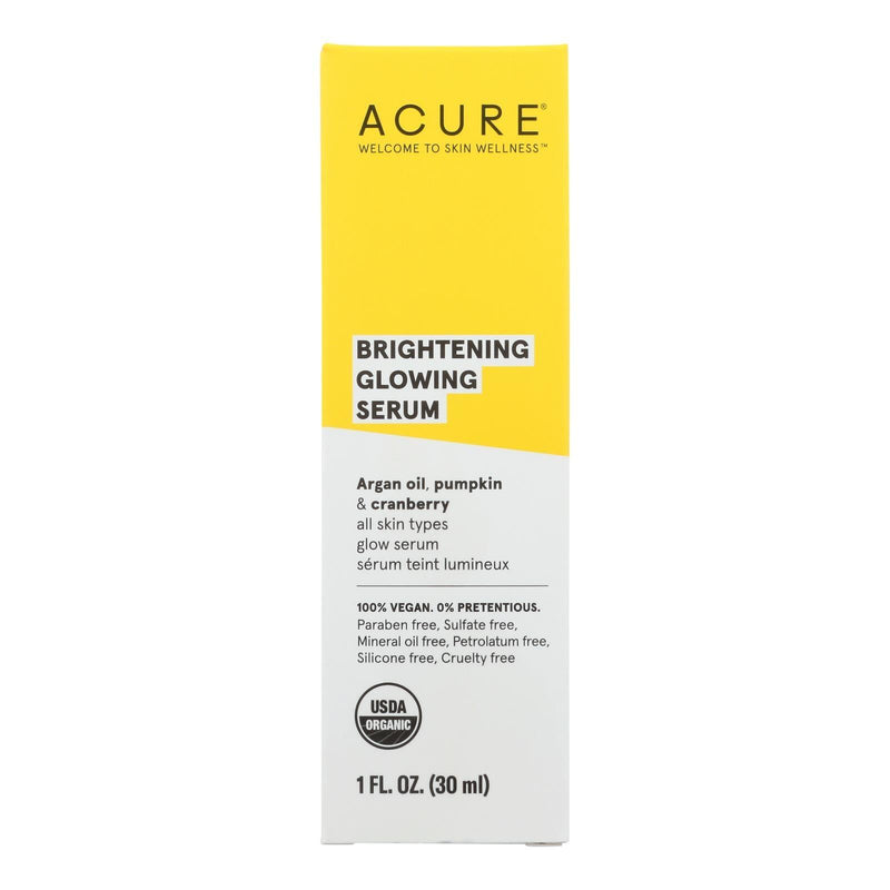 Acure - Serum - Firming Facial - 1 Fl Oz - Orca Market