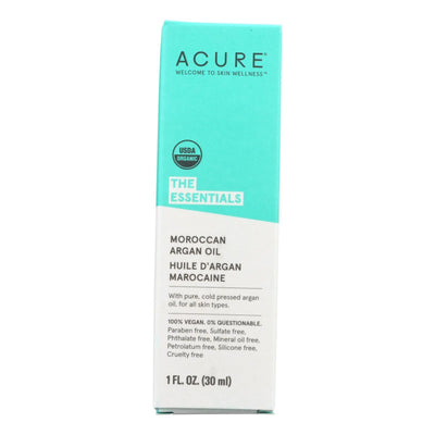 Acure - Oil - Argan - 1 Fl Oz - Orca Market