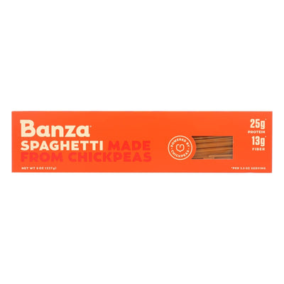 Banza - Chickpea Pasta - Spaghetti - Case Of 12 - 8 Oz. - Orca Market