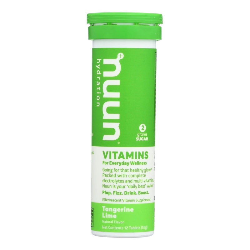 Nuun Vitamins Drink Tab - Tangerine - Lime - Case Of 8 - 12 Tab - Orca Market