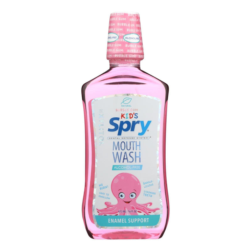 Spry Mouth Wash - Bubble Gum - Kid - 16 Fl Oz - Orca Market