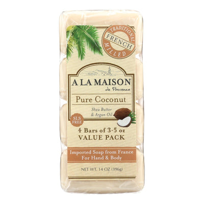 A La Maison - Bar Soap - Pure Coconut - 4/3.5 Oz - Orca Market