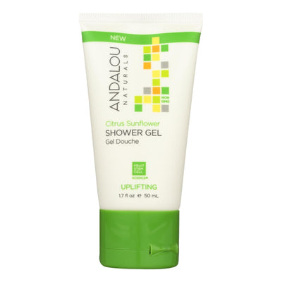 Andalou Naturals Shower Gel Citrus Sunflower - Case Of 6 - 1.7 Fl Oz. - Orca Market