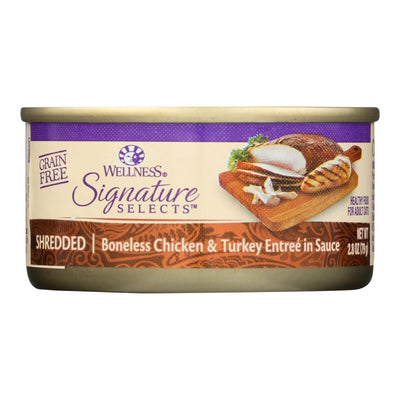 Wellness Pet Products Cat - Can - Turkey - Chicken - Signature Selects - Case Of 12 - 2.8 Oz - Orca Market