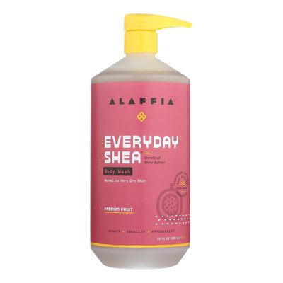 Alaffia - Body Wash - Passion Fruit - 32 Fl Oz. - Orca Market