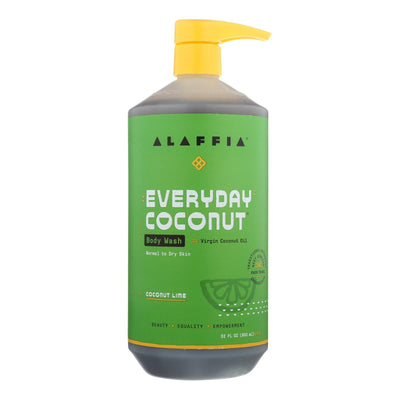 Alaffia - Everyday Body Wash - Coconut Lime - 32 Fl Oz. - Orca Market